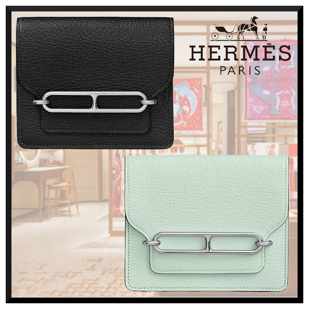 【華やかカラー】HERMES ルーリス スリムウォレット