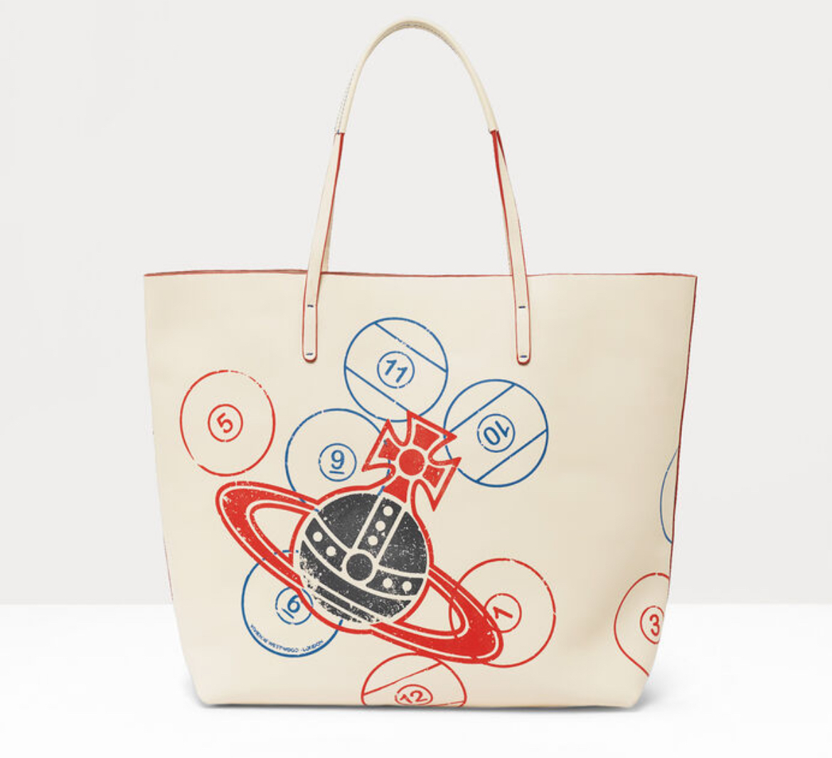 【Vivienne Westwood】Studio ロゴ ショッパー トート バッグ