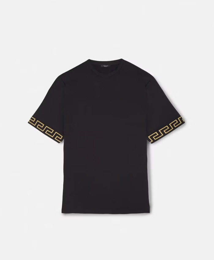 Versace★素敵！\"Greekkey\" Greca Gym/beach T-Shirt