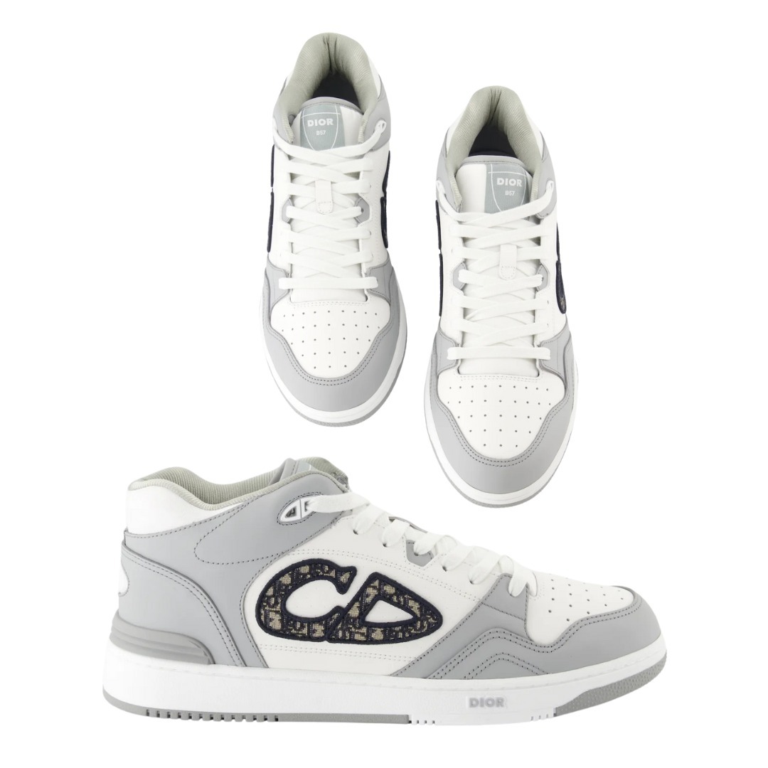 【人気モデル】DIOR B57 ハイトップスニーカー オブリークロゴ