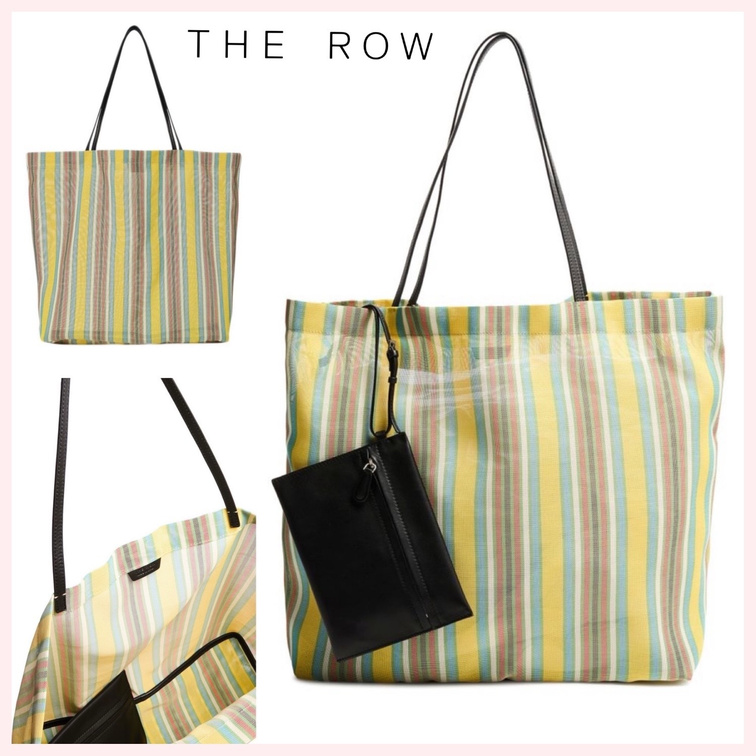 ★THE ROW★関税込♪日本完売♪Barn ストライプス トートバッグ