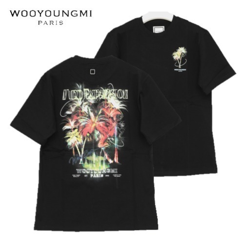 WOOYOUNGMI ウーヨンミ 25SS パームツリー グラフィック Tシャツ