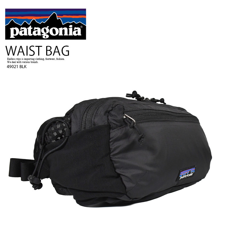 即納★定番人気!!★patagonia★TERRAVIA HIP PACK 5L★49021-BLK