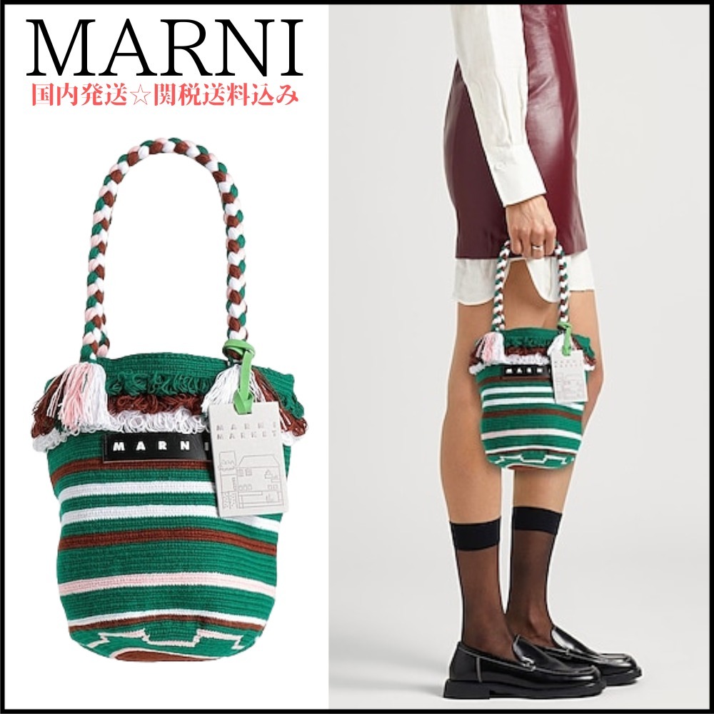 【MARNI】ニット バケツバッグ ＊関税送料込み
