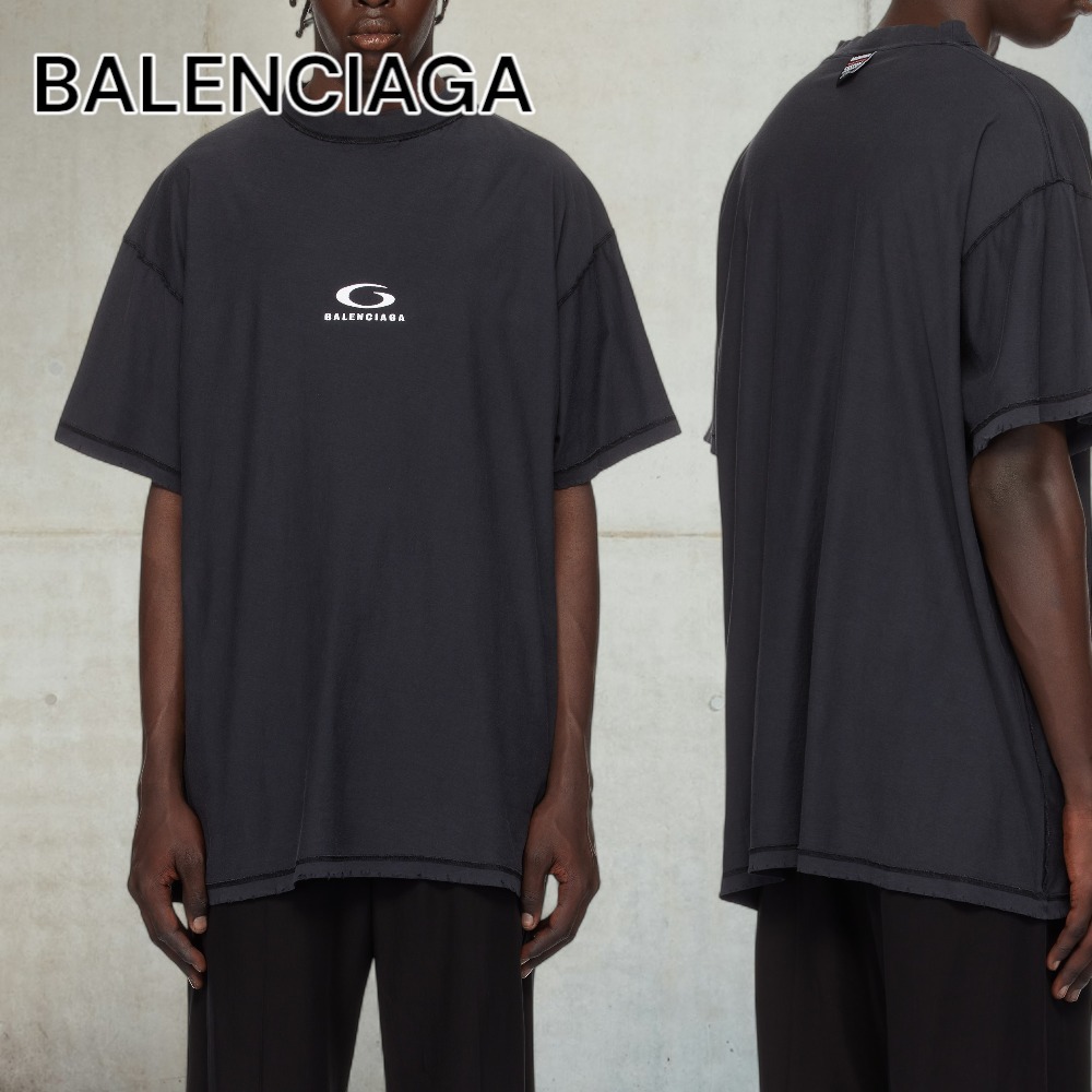 【BALENCIAGA】ブラック Inside Out Tシャツ