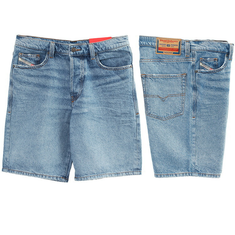 DIESEL デニム ハーフパンツ レギュラーフィット A064300DQAF-01