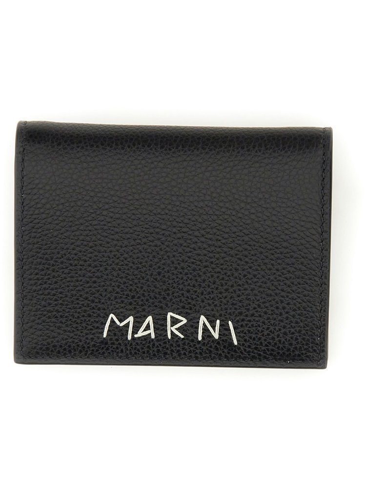 MARNI ロコ刺繍二つ折り財布 PFMI0098U0P6533 00N99