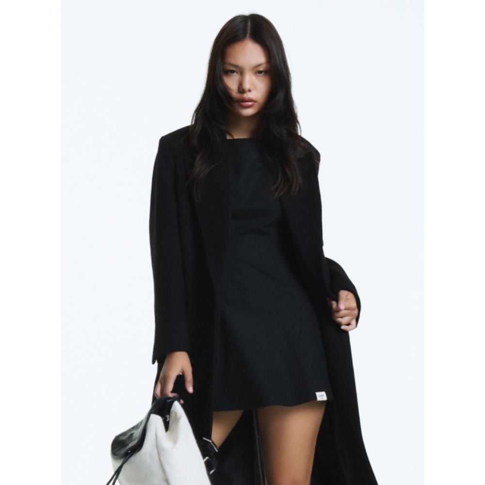 ◆GLOWNY◆ G CHLOE MINI DRESS BLACK GC24WTOP002BK