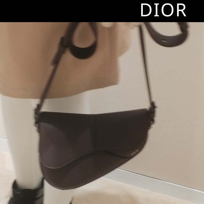 DIOR ディオール ショルダーバッグ Saddle バッグ ブラック ミニ