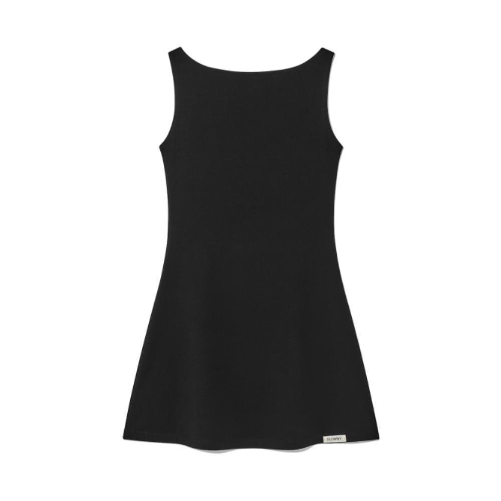 ◆GLOWNY◆ GIRLFRIEND SLEEVELESS MINI DRESS BLACK GY24AOP005