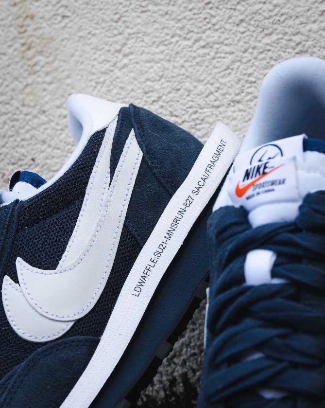 【Nike】ナイキ★Sacai x Fragment x Nike Waffle LD \"Blue\"