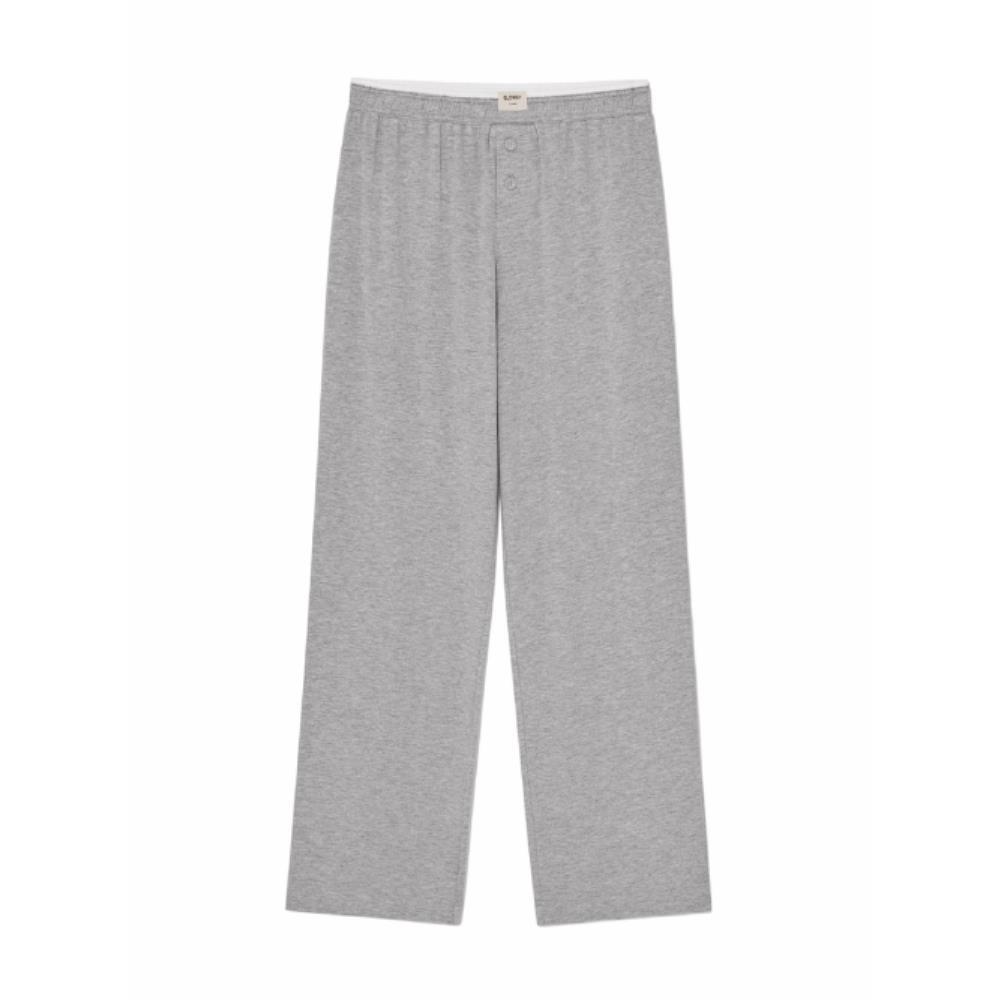 ◆GLOWNY◆ G MODAL BUTTON PANTS GRAY GC24WTPT003GR