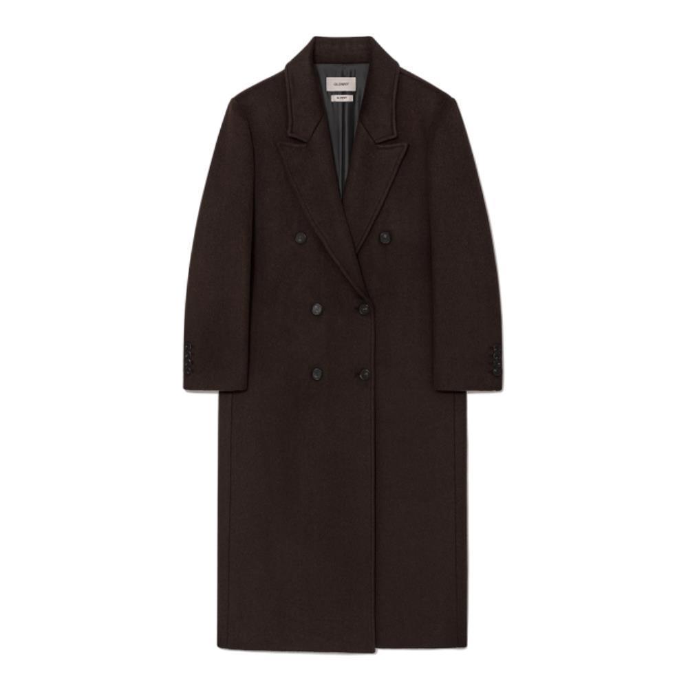 ◆GLOWNY◆ G WOOL COAT LONG BROWN GC24WTCT002BR