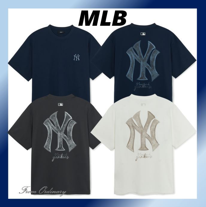 [MLB] Vintage Monogram Big Lux T-shirt ★すぐ品切れ★