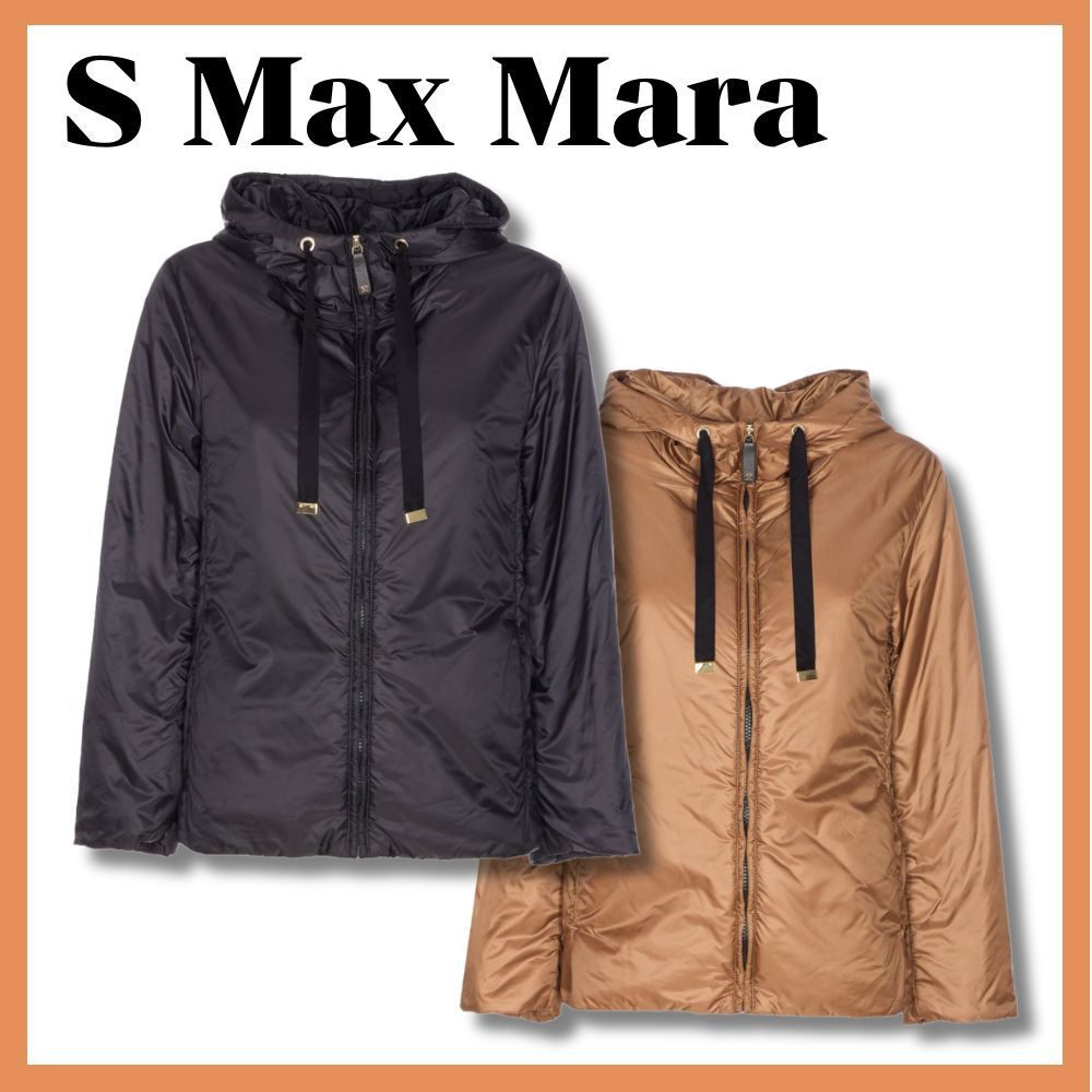 関税送料込☆【S Max Mara】グリーン ライトダウンジャケット