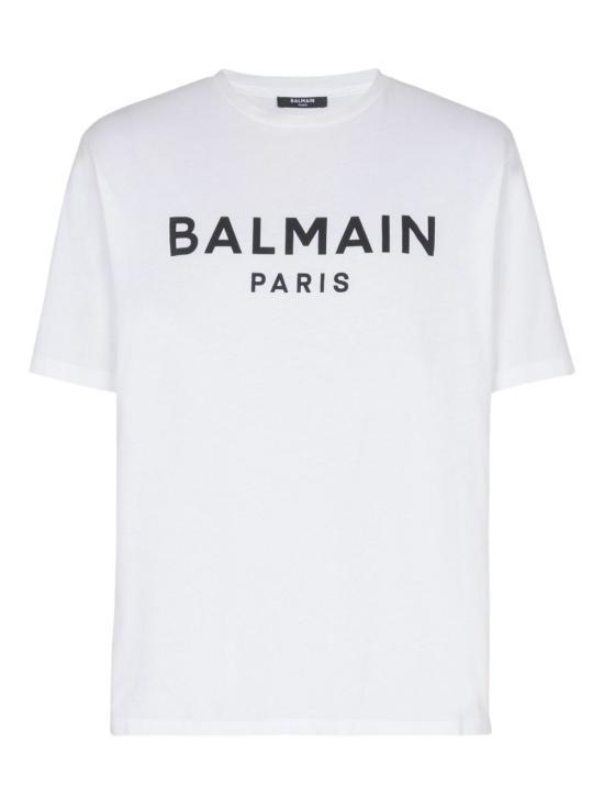 Tシャツ・カットソー BALMAIN Men T Shirts FH1EG000BB73 GAB White