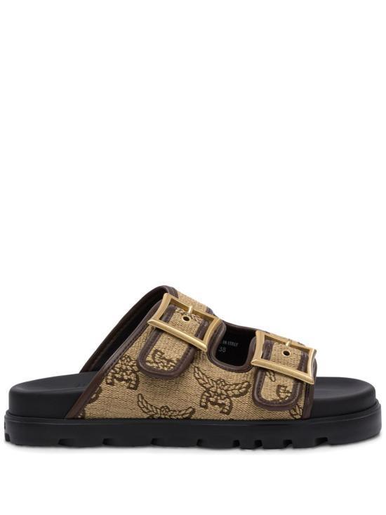 シューズ・サンダルその他 MCM Women Laced up Shoes MESFSMM07IN Brown