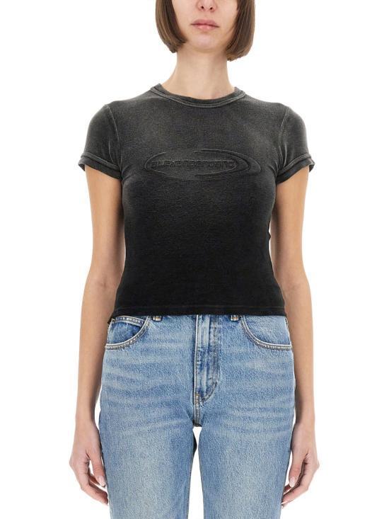 Tシャツ・カットソー T BY ALEXANDER WANG Women Tops 4CC1251563 024B BLACK