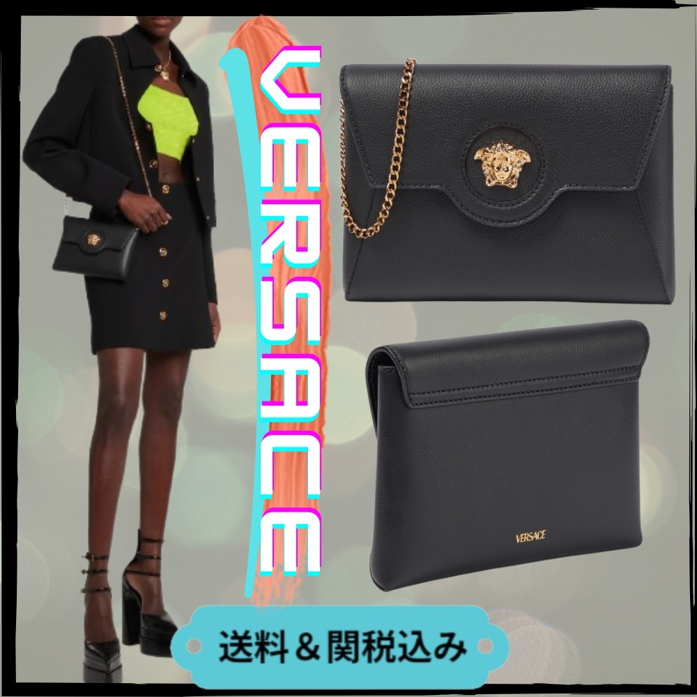 【Versace】La Medusa チェーン付きショルダーバッグ