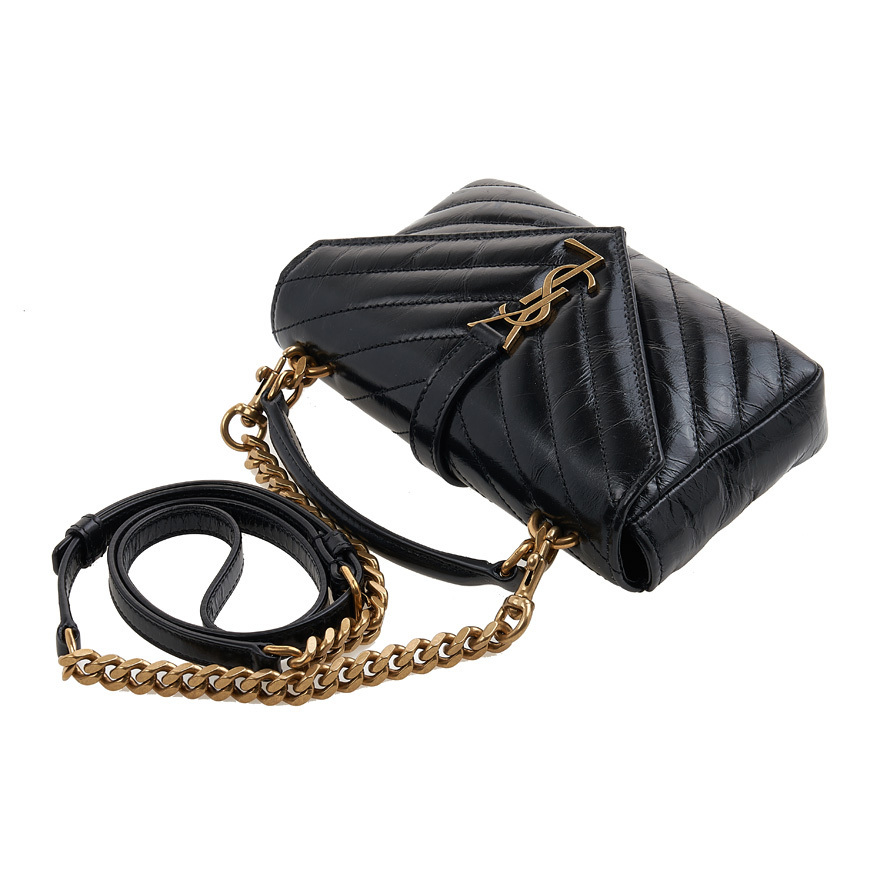 《SAINT LAURENT》 モノグラム カレッジ クロスバッグ