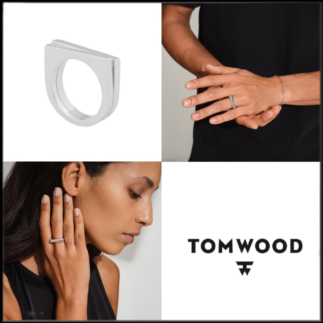 【送料・関税込】Tom Wood お洒落 Step Ring シルバー