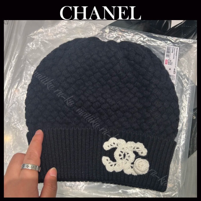 完売必至♡お早めに【CHANEL】CCマーク ニット帽