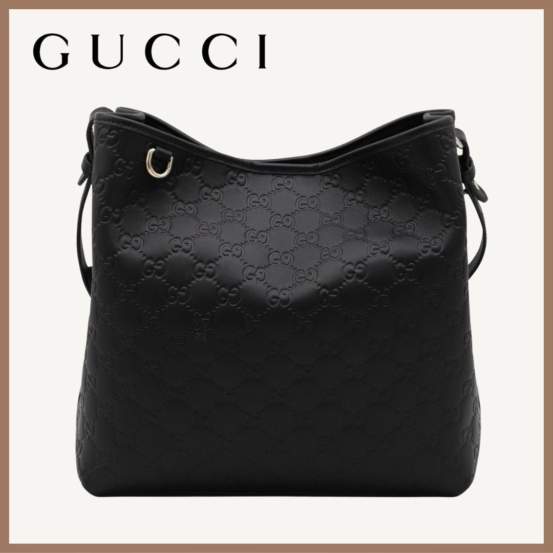 GUCCI GG 型押し バケットバッグ 関税送料込