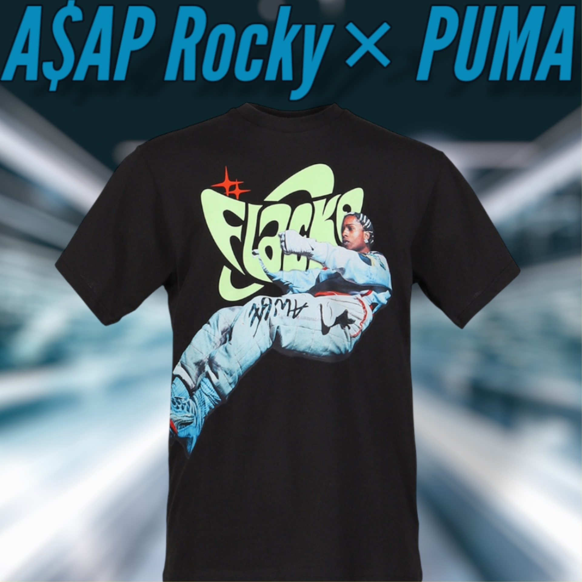 国内発送☆限定コラボ☆【A$AP Rocky×PUMA】ドライブTシャツ