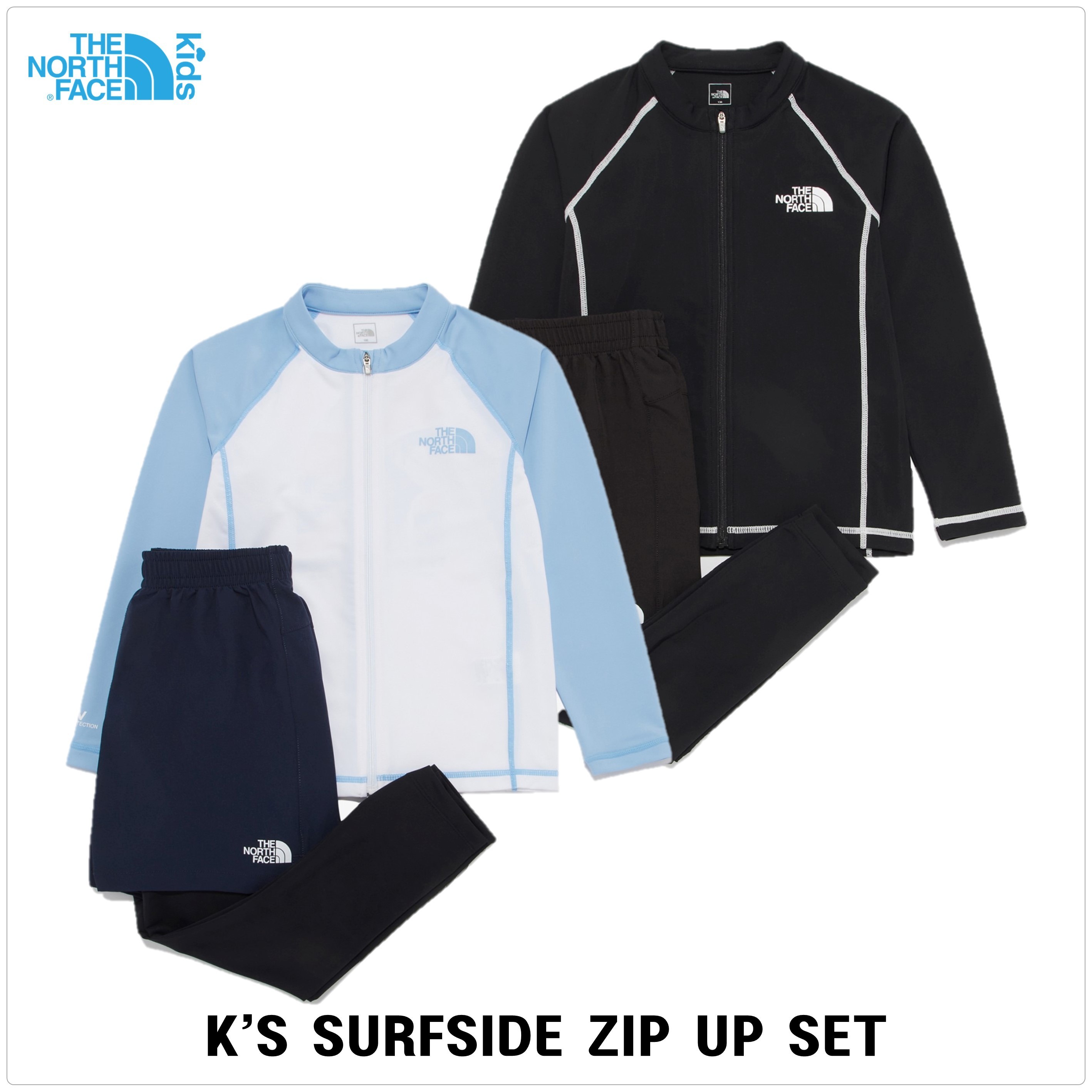 [ノースフェイス]K'S SURFSIDE ZIP UP セット★新作・25SS★