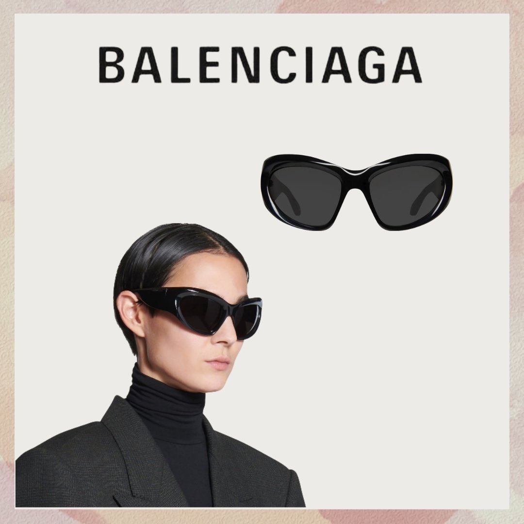 【BALENCIAGA】Wrap D-frame サングラス