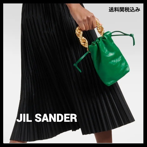 送料関税込み★Jil Sander★スモール レザートートバッグ