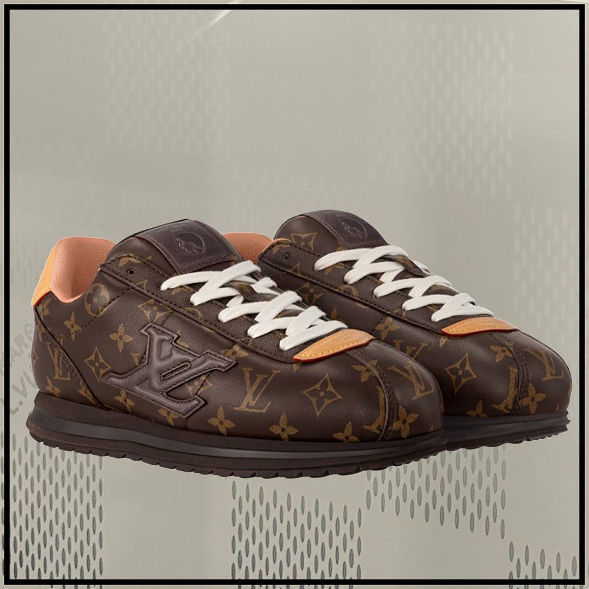 柔らか質感 バターソフト スニーカー Louis Vuitton モノグラム