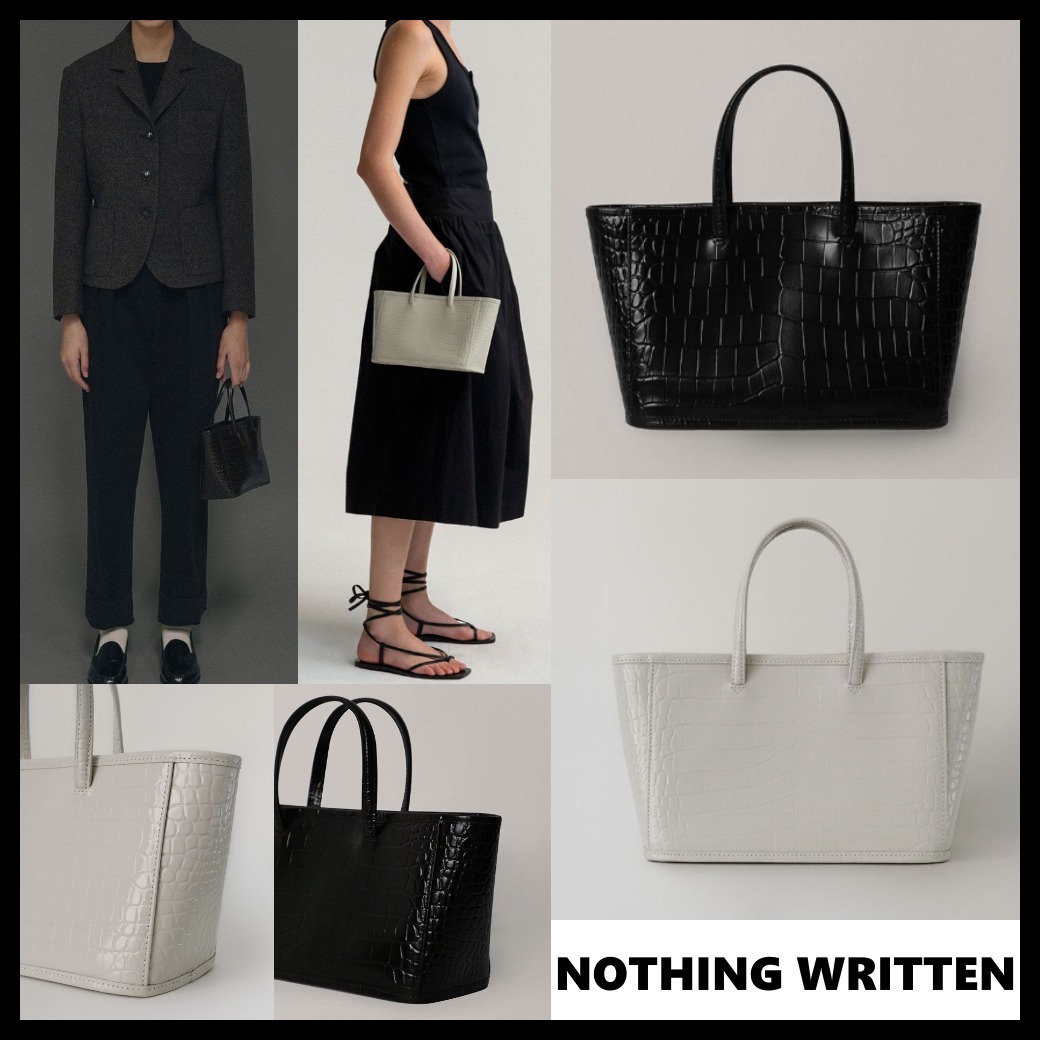 ★早期完売★NOTHING WRITTEN★Ain croco tote bag★大人気★