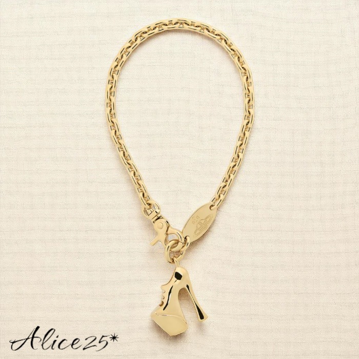 国内発送 関税込[Vivienne Westwood] ヒールネックレス ゴールド