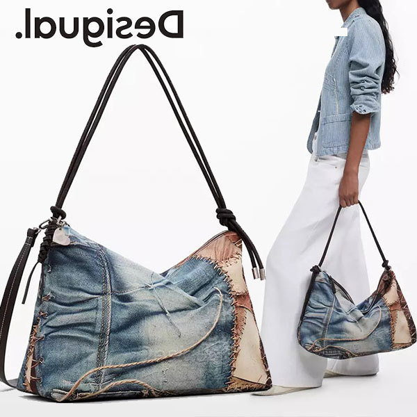 DESIGUAL☆Patchwork bag パッチワーク ショルダーバッグ