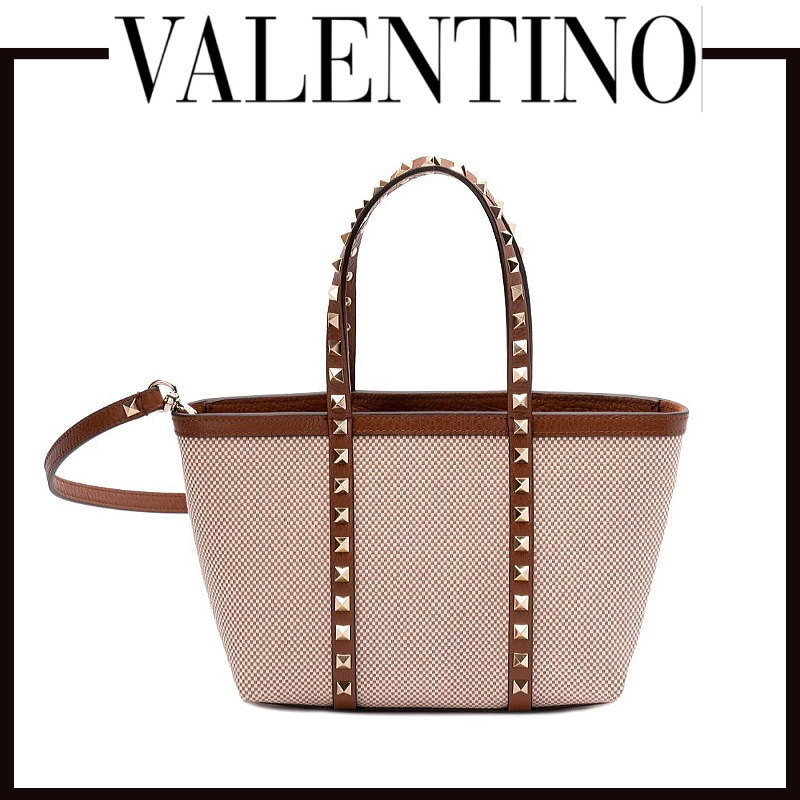 【VIP価格】VALENTINO ロックスタッズ ミニトートバッグ