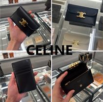 国内直営**CELINE**トリオンフフラップ付きロングカードホルダー
