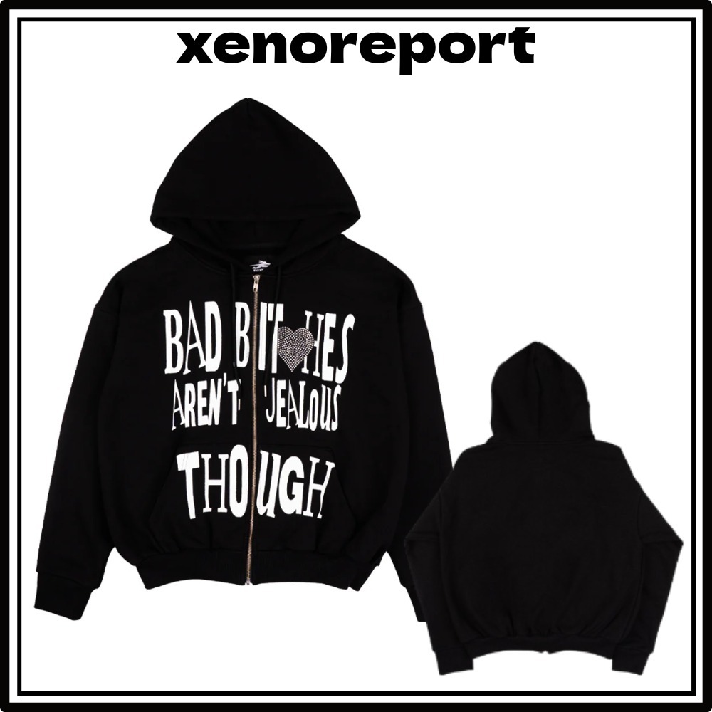 【xenoreport】BAD BIT HES フーディー ユニセックス 関税送料込