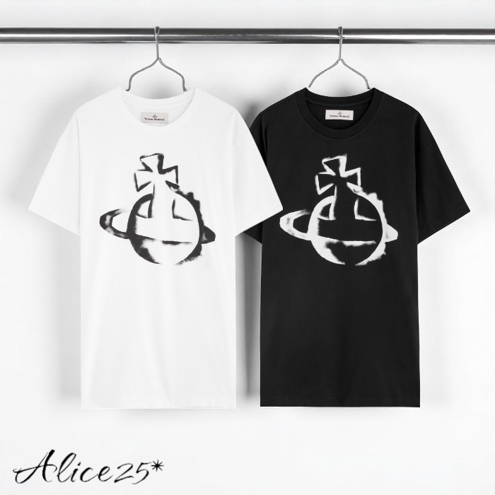 国内発送 関税込 [Vivienne Westwood] オーブ プリント Tシャツ
