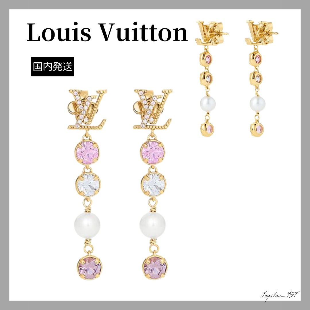 LOUIS VUITTON◆LV Iconic Tresor ピアス【送料関税込】