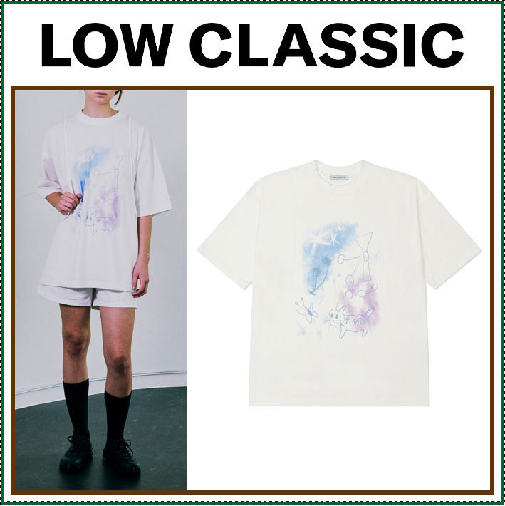 【LOW CLASSIC】 PARK OVERSIZED T-SHIRT / 追跡付