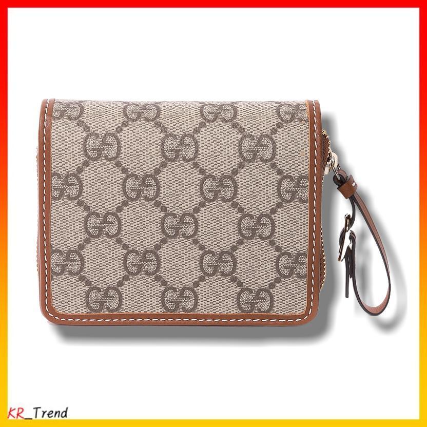 ★GUCCI★GGエンブレムファスナーウォレット