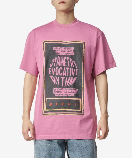 【関税込】 スローガン プリント 半袖 Tシャツ - カシス