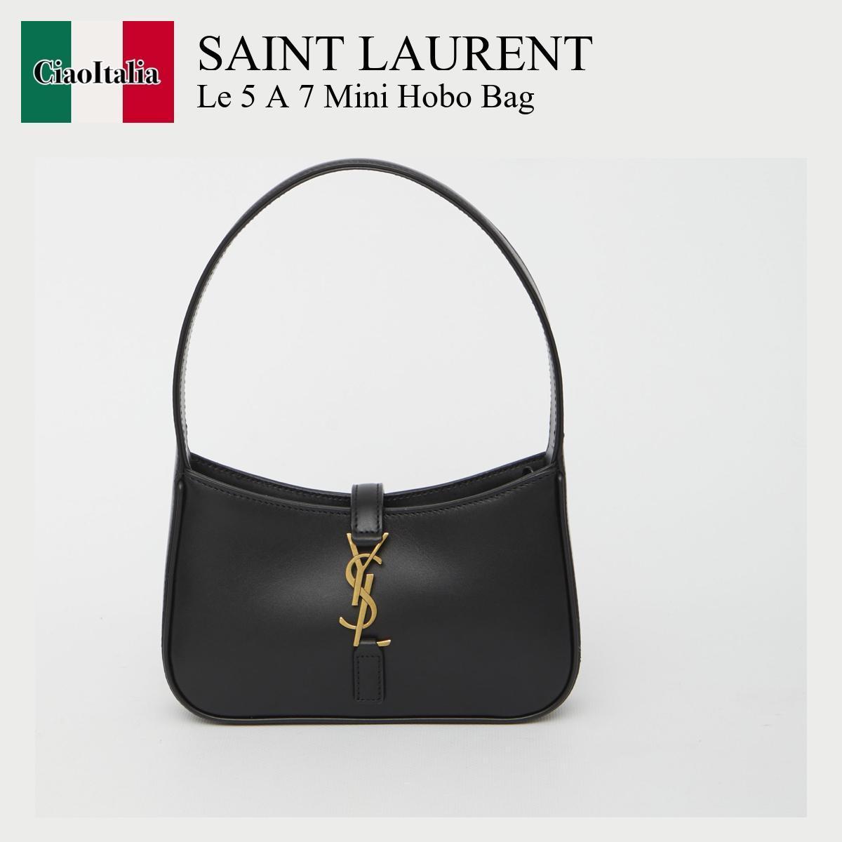 ショルダーバッグ・ポシェット Saint Laurent Le 5 A 7 Mini Hobo Bag