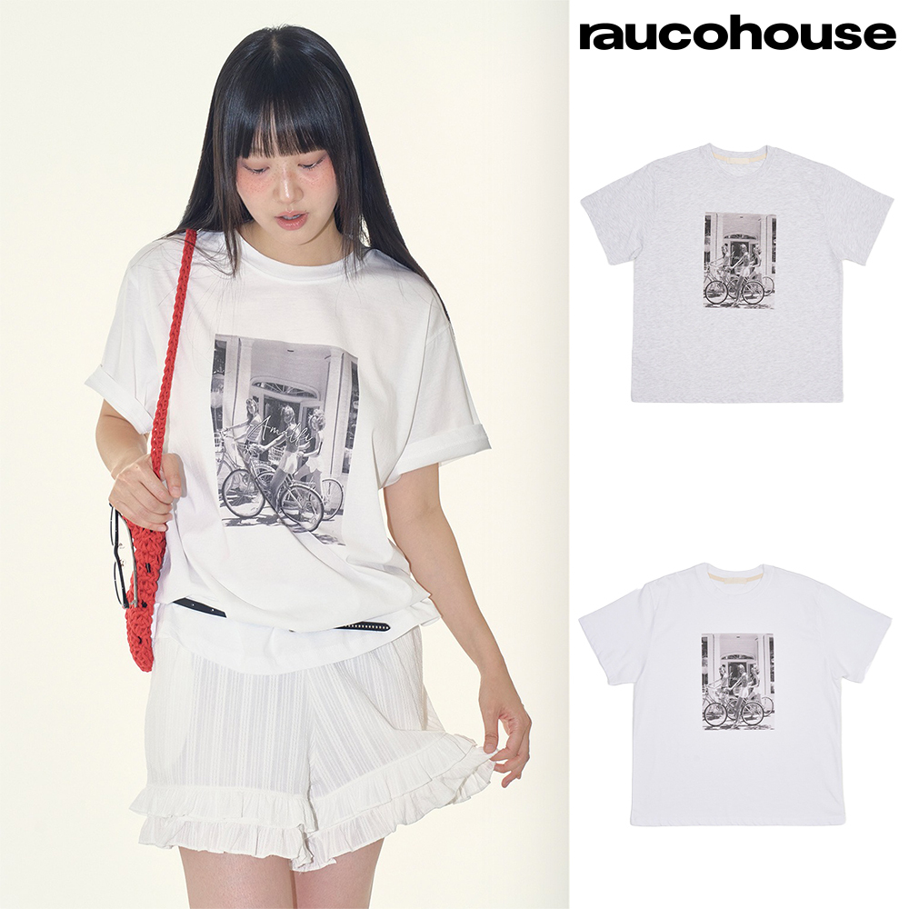 【Raucohouse】Friends box print tee