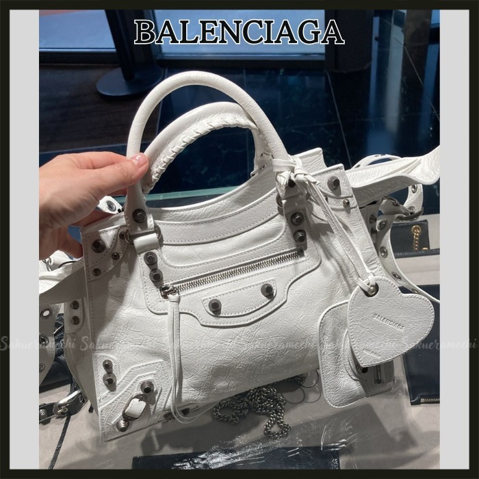 【BALENCIAGA】希少♪lady's LE CAGOLE CITY S ショルダーバッグ