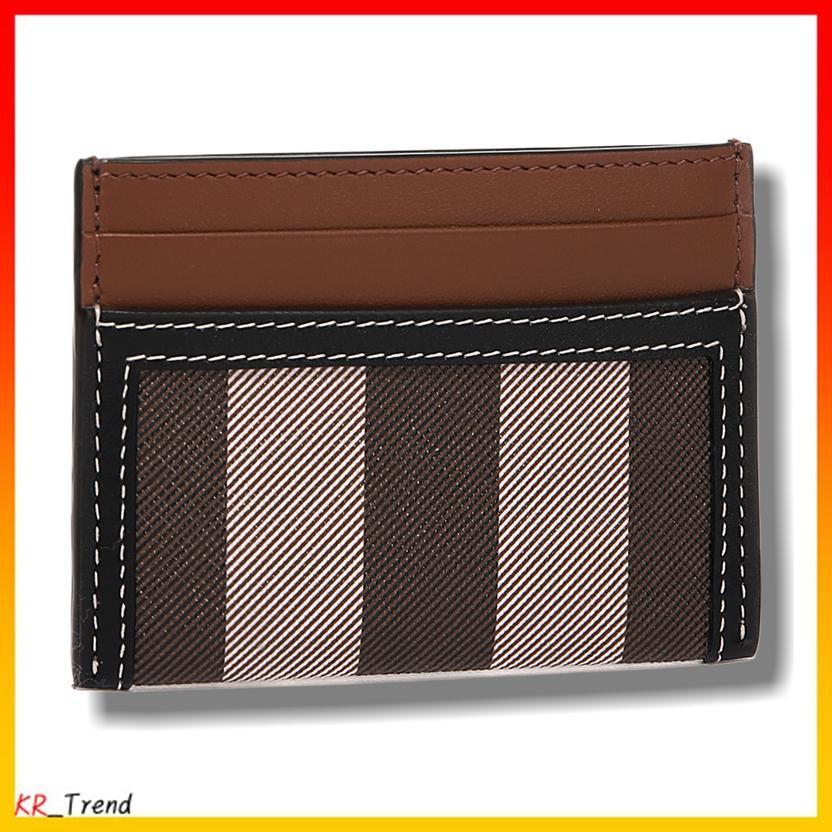 ★Burberry★チェック ツートン レザー カード ケース