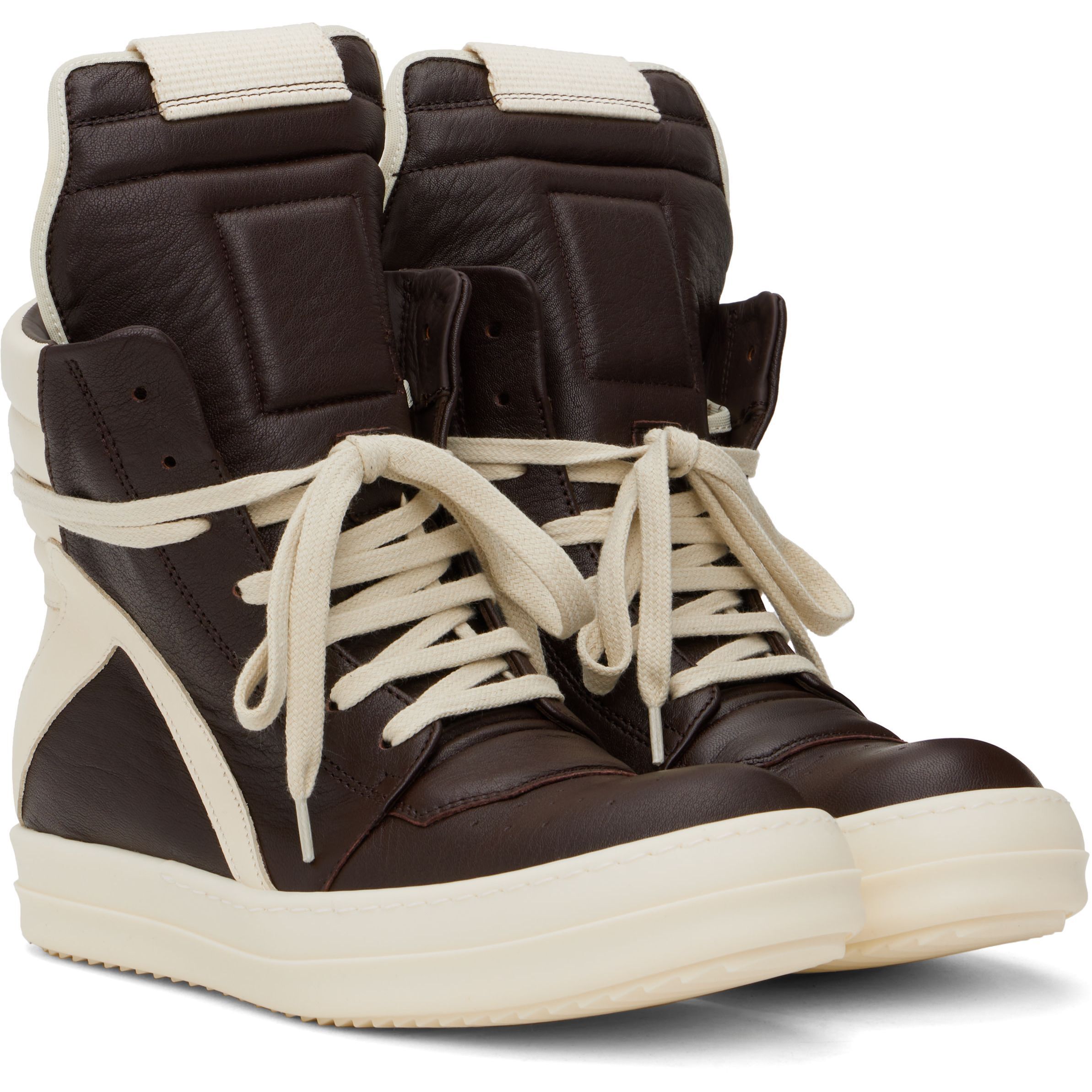 【正規品】Rick Owens ブラウン ジオバスケット スニーカー