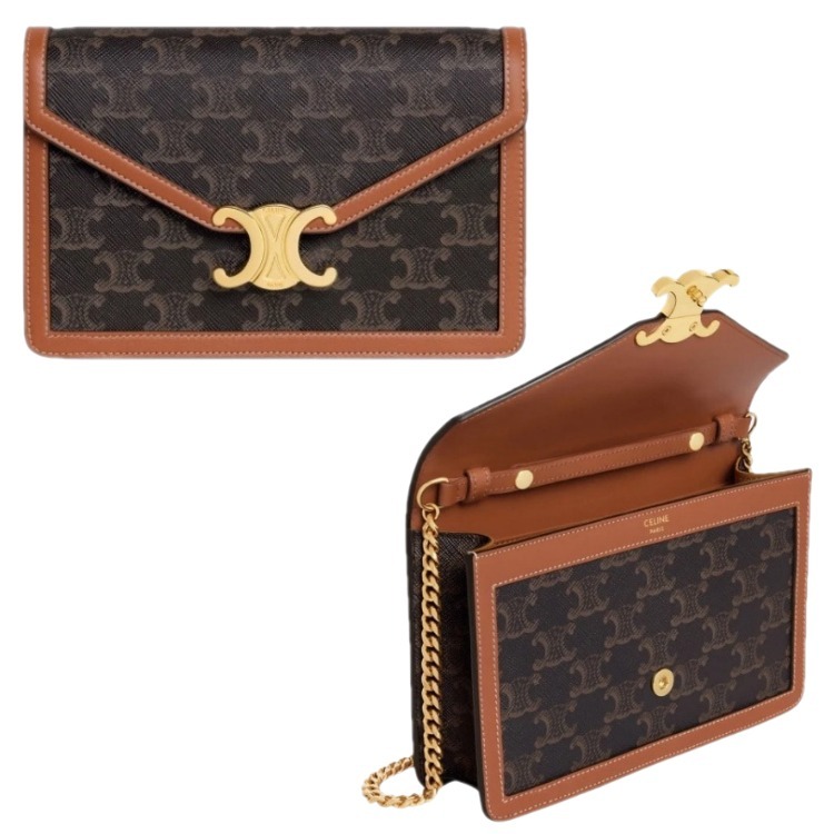 CELINE☆MARGO チェーンウォレット ミニ ショルダーバッグ
