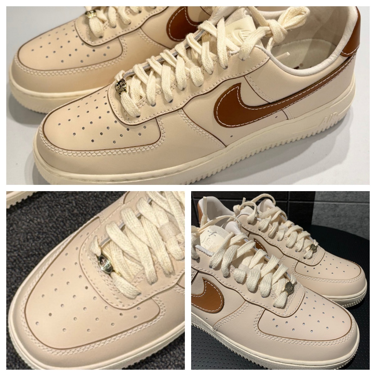 大人気 NIKE AIR FORCE 1 '07 ' Pearl White' スニーカー